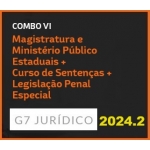 COMBO VI - MAGISTRATURA E MINISTÉRIO PÚBLICO ESTADUAIS + CURSO DE SENTENÇA + LPE 2024 (G7 2024.2)